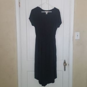 Gray short sleeve dress